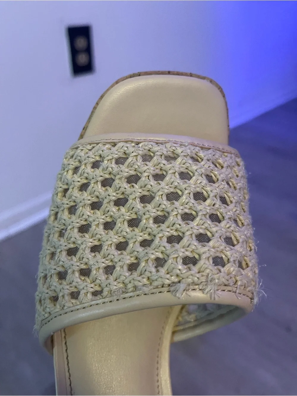 NWOT Steve Madden Corah Latticed Platform Sandal Heel